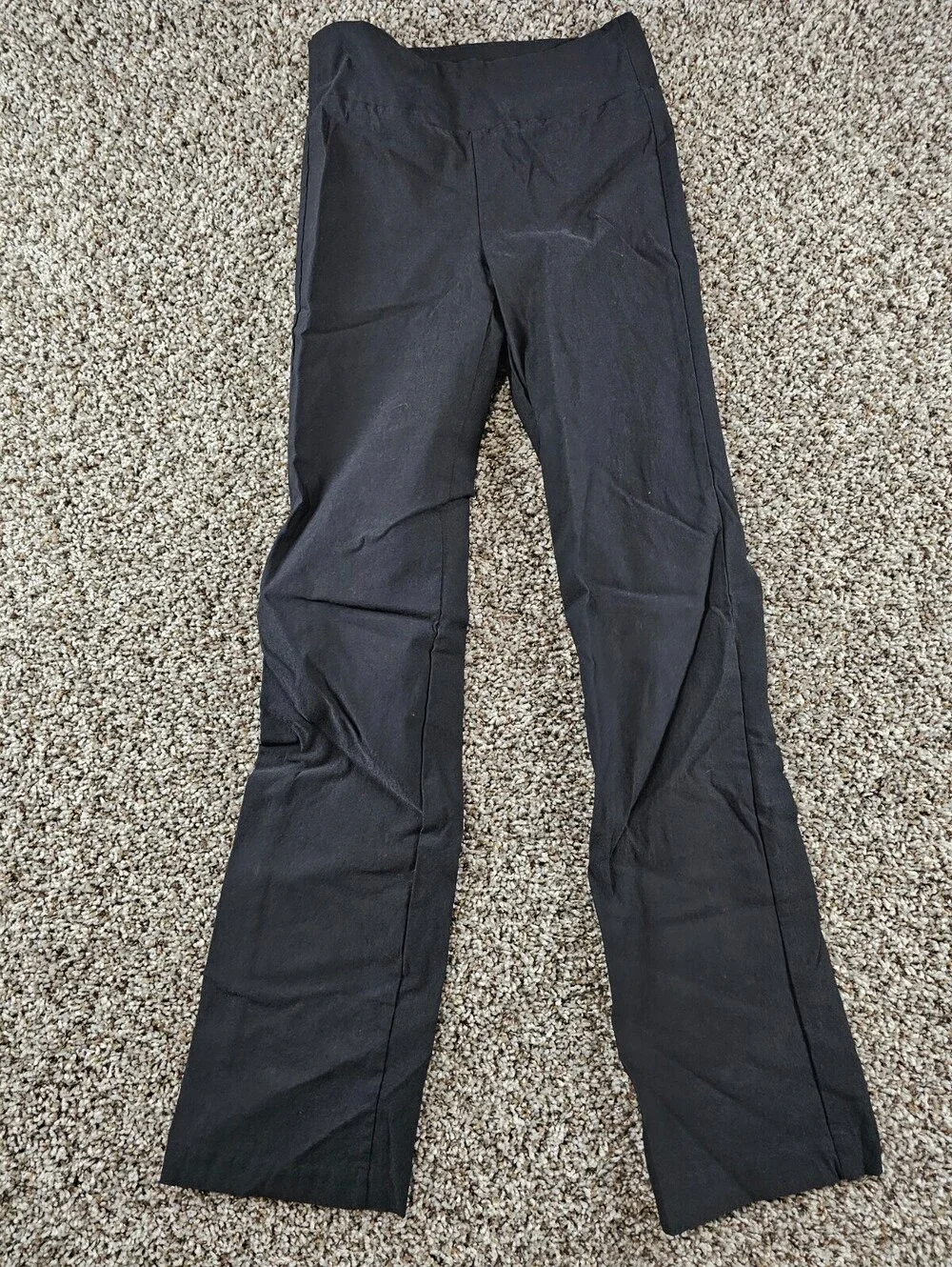 Vintage Y2K B-Wear Womens Sz S High Rise Slim Leg Dress Pants Solid Black - Picture 1 of 4